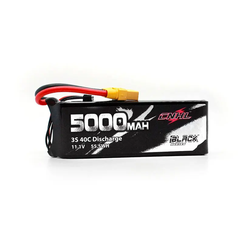 CNHL черная серия 5000mAh 3S 11,1 V 40C Lipo батарея - Цвет: 1PCS