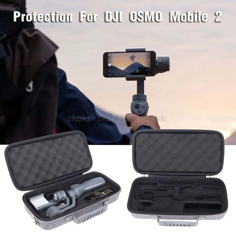 

Outdoor Hard Carrying Case Handheld Storage Bag Handbag With Shoulder Strap for DJI OSMO Mobile 2 D03 dropship