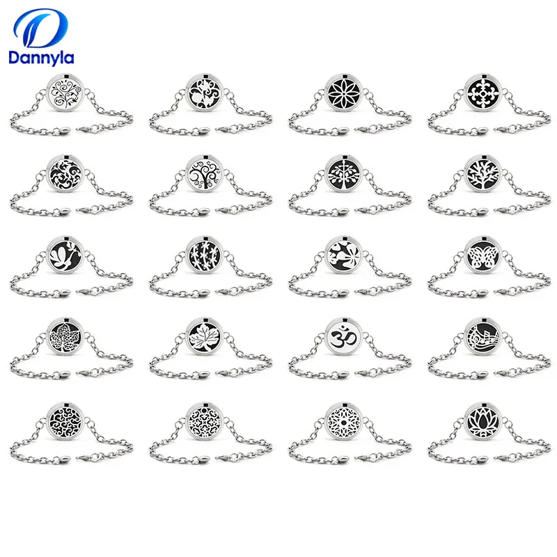 

Wholesale And Retail 30mm Stainless Steel Wholesale Aromatherapy Lockets Bracelet Accept Customization AD101-120-Z02