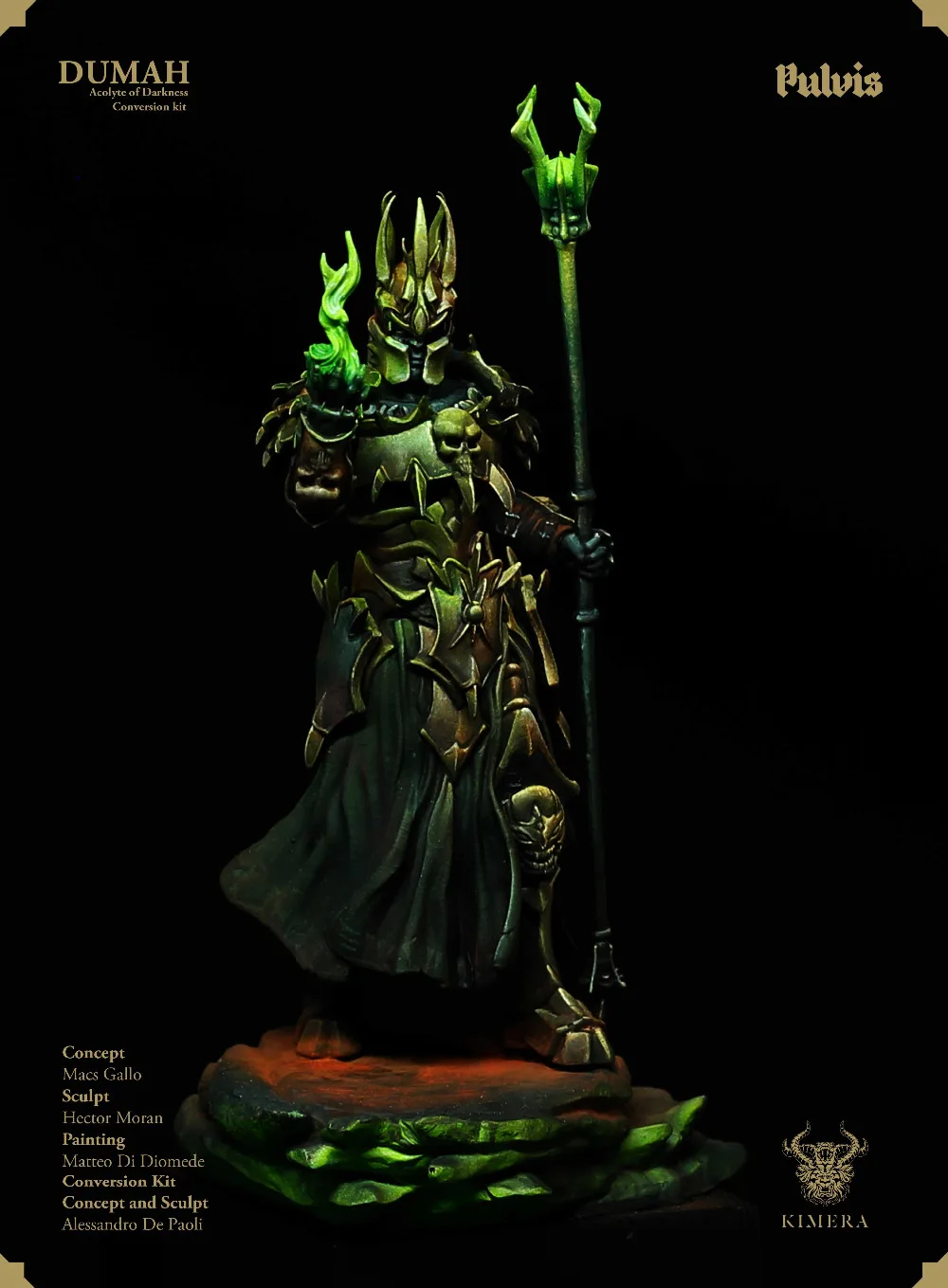 [Loong Way Miniatures] Kimera Dumah Acolyte of Darkness 75 мм миниатюра