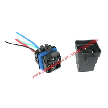

High Quality 5 pin Automobile relay 12v 40A with plug and 12cm wire harness automobile modification car relay waterproof