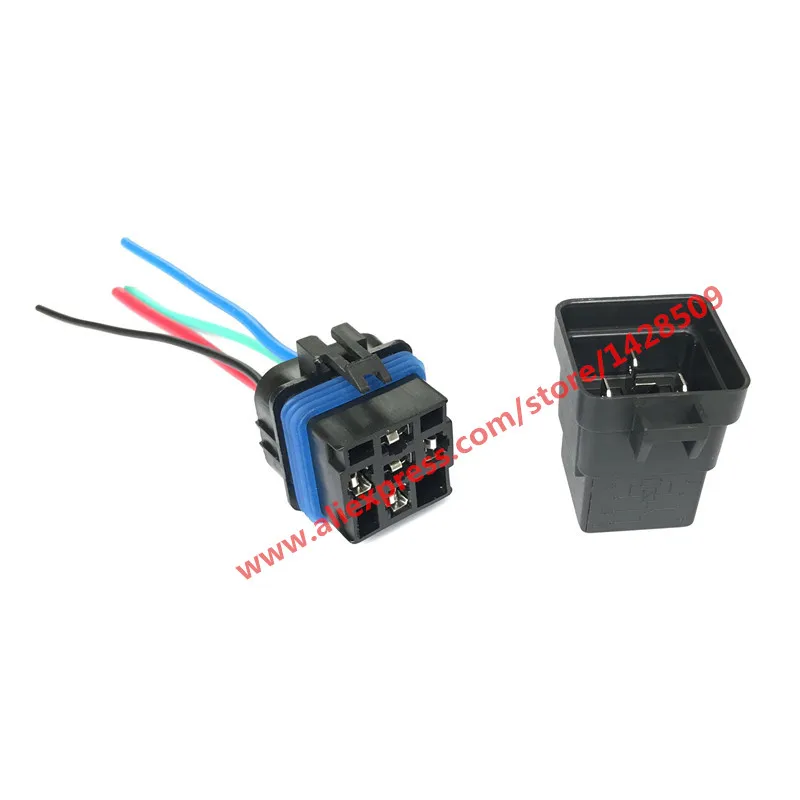 High Quality 5 Pin Automobile Relay 12v 40a With Plug And