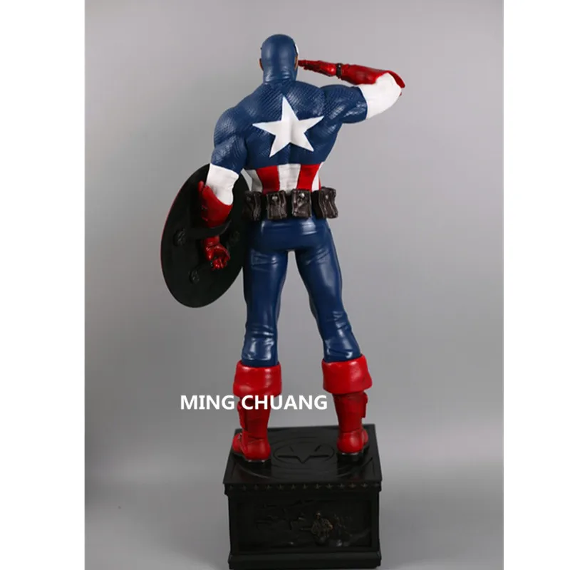 Resin 7 Marvel Captain America Bust Money Bank