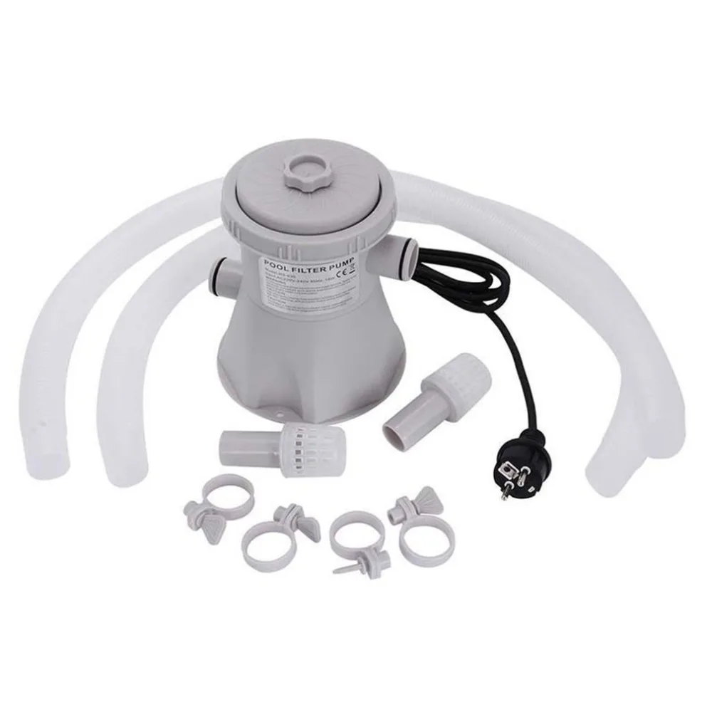 

Durable Swimming Pool Filter Pump 220-240V Electric Water Cleaner Dirty Pond Pumps Filter Pools Cleaning Tool EU Plug