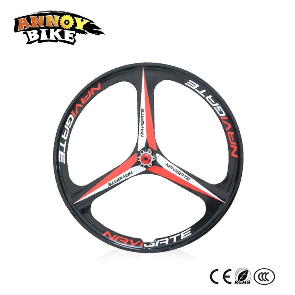 Cheap 20" 26" 36V/48V 250W/350W lithium magnesium alloy three knife one wheel group with motor brake wheel rim wheel rotary type 3 Cheap 20" 26" 36V/48V 250W/350W lithium magnesium alloy three knife one wheel group with motor brake wheel rim wheel rotary type 3