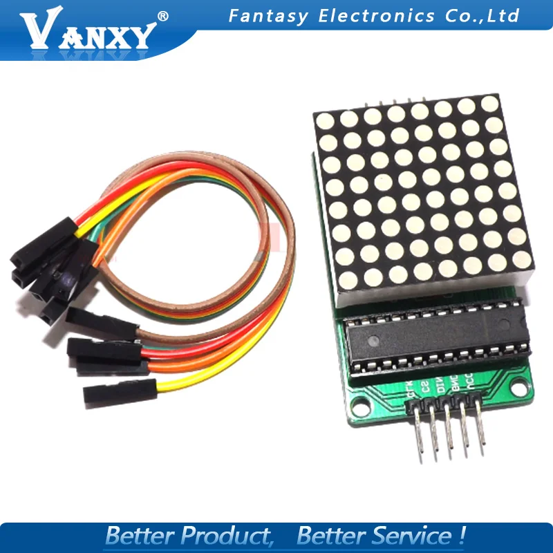 

1pcs MAX7219 Dot Led Matrix Module MCU LED Display Control Module Kit For Arduino new