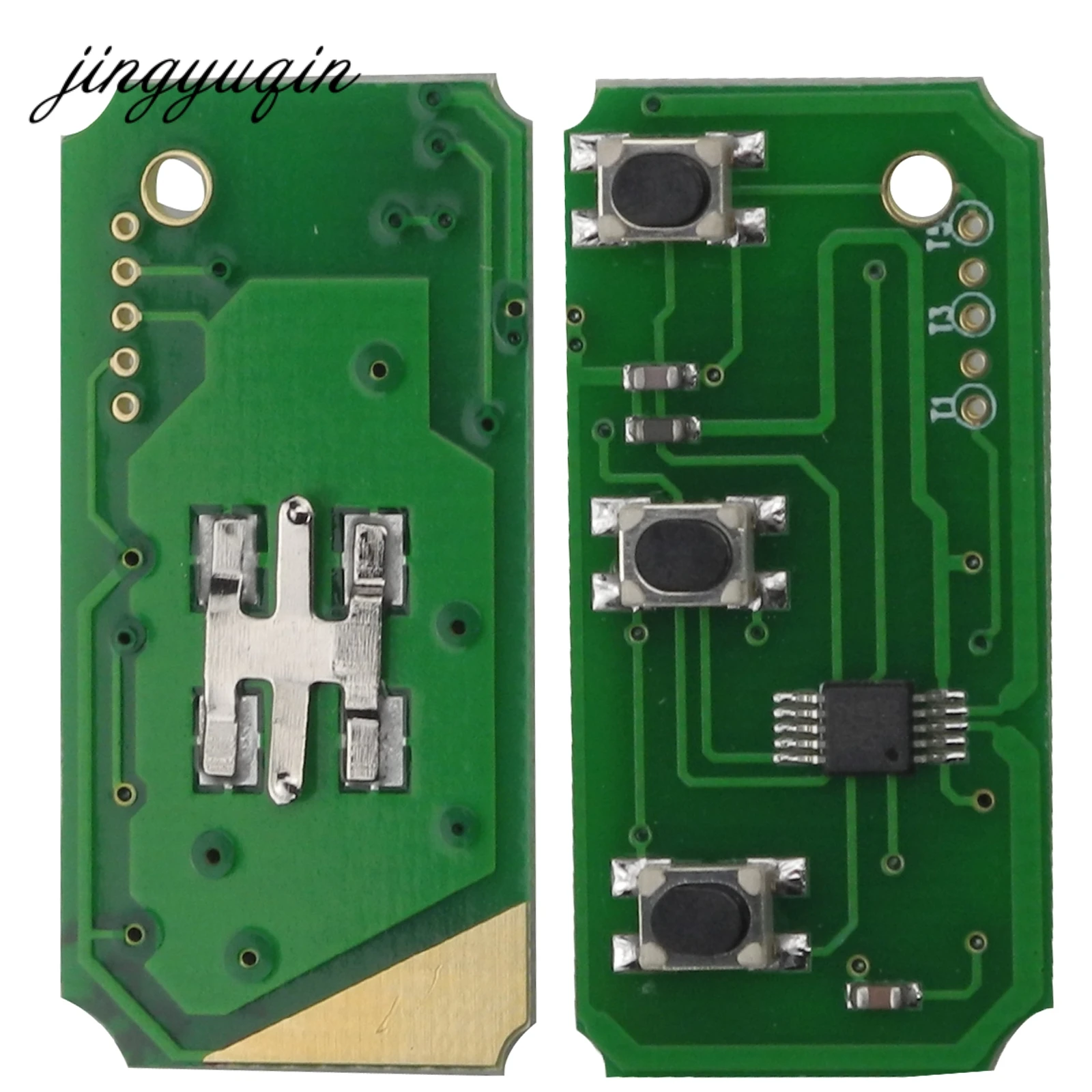 Jingyuqin 433 МГц 4D63 40 бит 80 бит 3 кнопки флип складной ключ дистанционного управления для Ford Focus Fiesta 2013 Fob чехол HU101 Blade