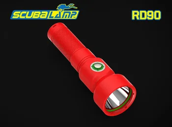 Online SUPE Scubalamp RD90 100m Diving Torch/flashlight/lights/power Indicator; Photo&video For Gopro CREE XPL-HI LED 1200 Lumen