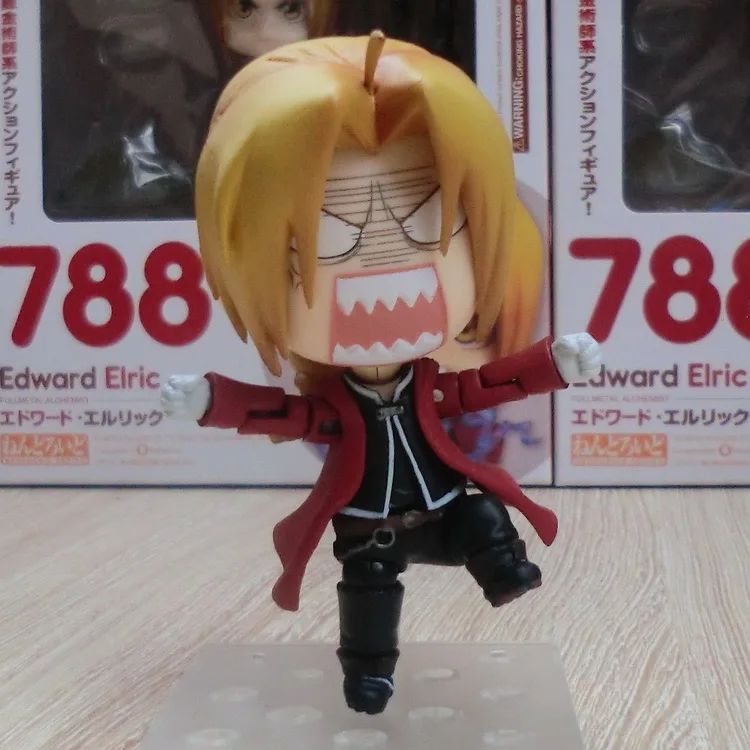 new figurine Nendoroid Fullmetal Alchemist Edward Elric 788 Alphonse Elric 796 Toy Action anime Figure Model Doll Gift