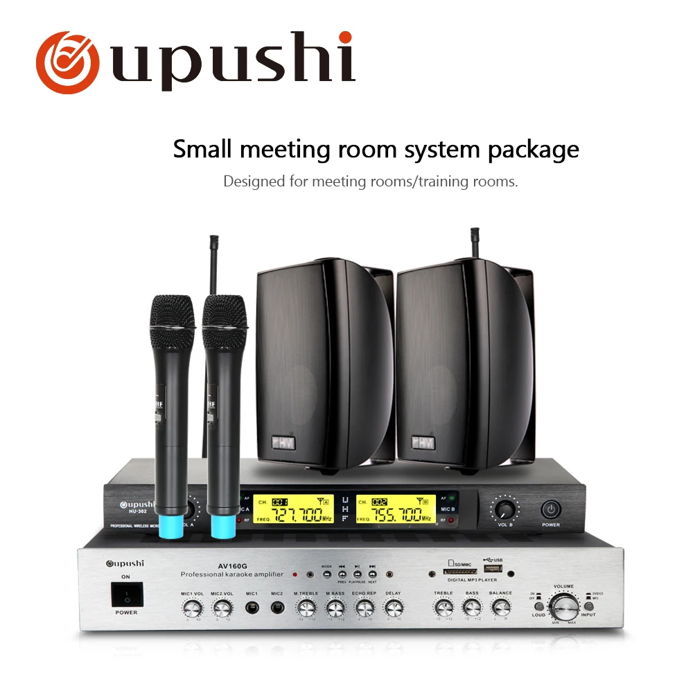 نظام مجموعة مع مكبر الصوت و جدار رئيس المؤتمر oupushi و المسجل micphone ل اجتماعات المستخدمة