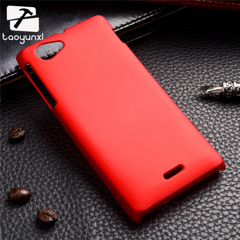 TAOYUNXI цветной резиновый матовый жесткий чехол на заднюю панель для sony Xperia J ST26i 4 0