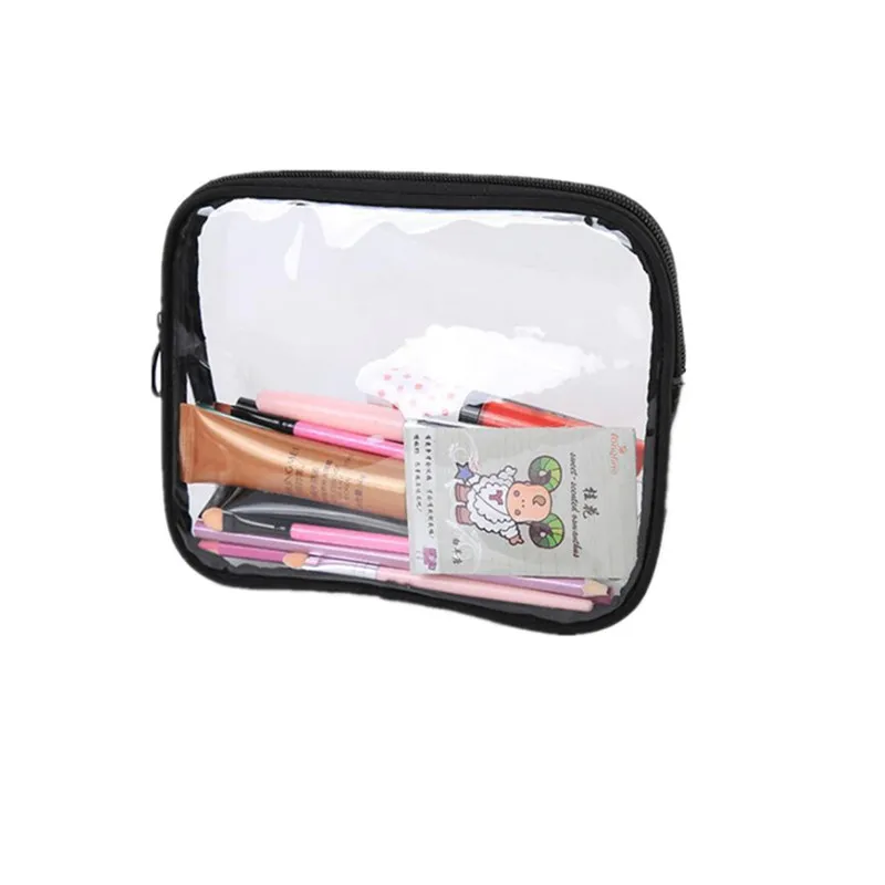 Водостойкий прозрачный ПВХ для ванной косметичка женщин Make Up Case путешествия