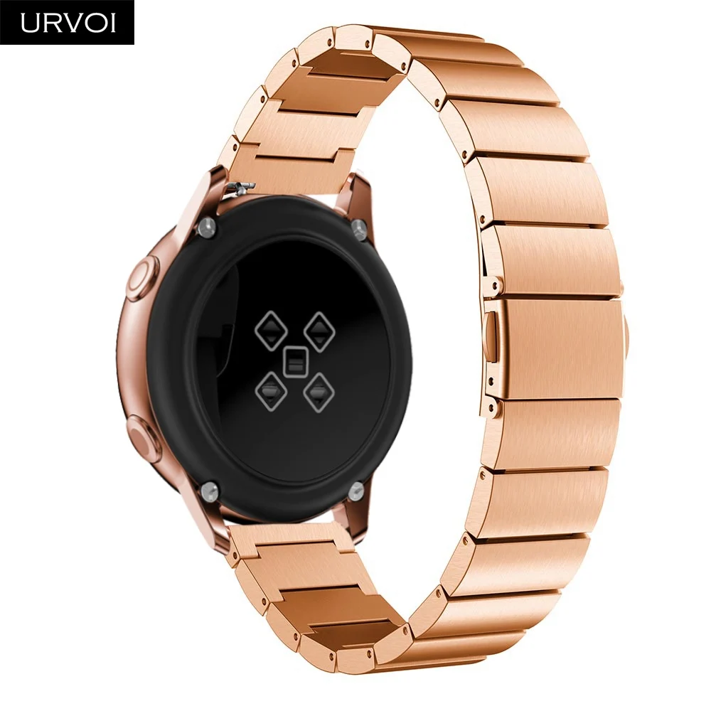 Ремешок URVOI для Galaxy Watch Active складной браслет из нержавеющей стали с