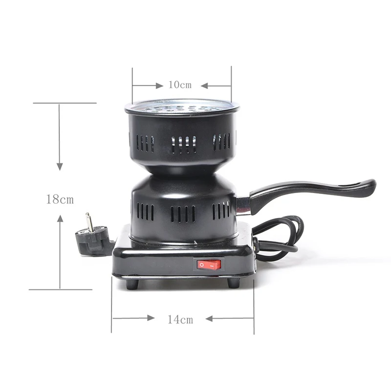 EU US plug 220 V 600 w черный уголь для кальяна горелки нагреватель нагревательная
