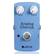 Electric Guitar Effect Pedal True Bypass Design Guitar Analog Chorus Effect Pedal With Aluminul Alloy Material JOYO JF-37 Effect joyo classic flanger electric guitar effect pedal true bypass jf 07 with free connector