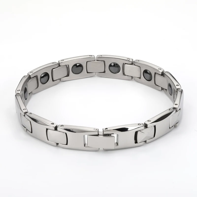 2019 Fashion man Bangles bracelets for men bijoux titanium 316L stainless steel Jewelry charm therapy magnetic bracelet (1)