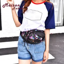 Новинка года. Модная женская поясная сумка с декоративным рисунком. Нагрудная посылка