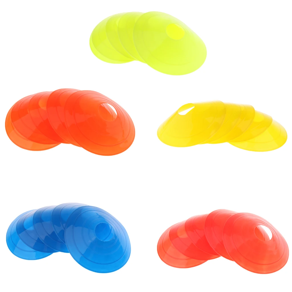 25 Pcs Soccer Mini Disc Cones Boundary Marker Skating Agility Training Aid