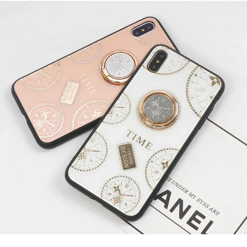 

New TPU bracket mobile ring silicone phone shell anti-falling protective case is suitable for iphone series mobile phone case