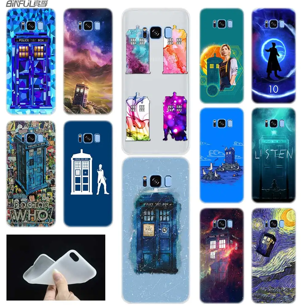 Мягкий силиконовый чехол для Samsung S30 S20 S11 S10 S9 S8 Plus lite 11e 10e Uitra S7Edge Tardis Box Doctor who |