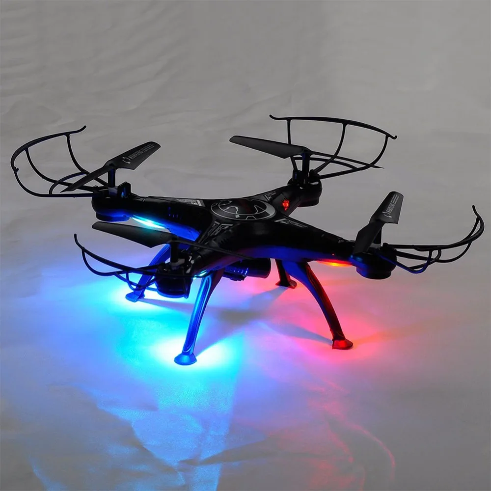 

FPV X5SW-1 4-axis Aircraft 300,000-pixel Self-timer Camera Drone Cool Lighting, Headless Mode 360-degree 3D rollover effect
