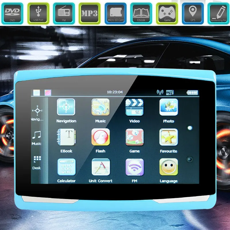 

MP3 8GB Electronic Album Car Navigator Multifunctional Electronics GPS Navigator Universal Photography Vehicle Navigation