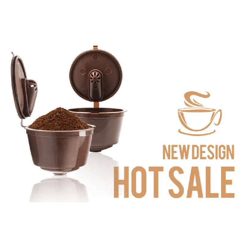 Coffee Filter Nespresso Machine Stainless Steel Metal Reusable Capsule With Press Coffee Tamper Refillable Capsules Filters Tool