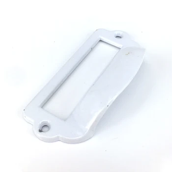 

10PCS Retro Shell Handle Label Drawer Handle Medicine cabinet pulls knobs white drawer pulls 82*40mm