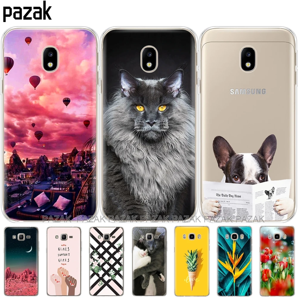 Силиконовый чехол для Samsung Galaxy J2 Prime J3 J5 J7 2016 2017 J1 Mini из ТПУ чехлы|Бамперы| |