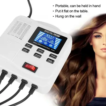 

Small Hair Curler Machine Portable Digital PTC Heating Hanging Hair Perm Machine with Hair Roller Hair Styling HairdressingTools