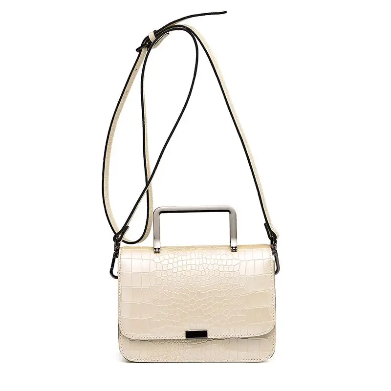 

LOEIL New crocodile pattern ladies handbag leather shoulder bag fashion diagonal leather handbag