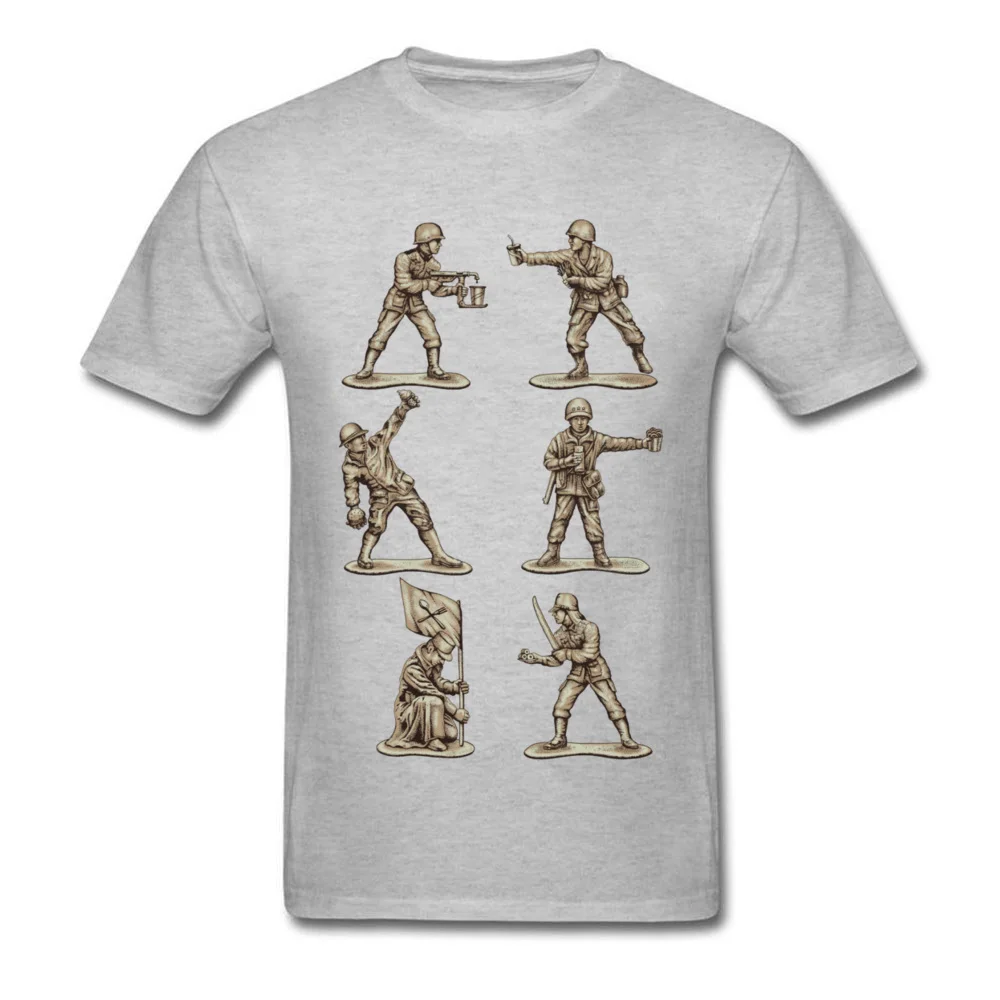 Youth Tops Shirts FASTFOOD SOLDIERS Slim Fit Birthday T Shirt Pure Cotton Short Sleeve Simple Style Tee-Shirt O Neck FASTFOOD SOLDIERS grey
