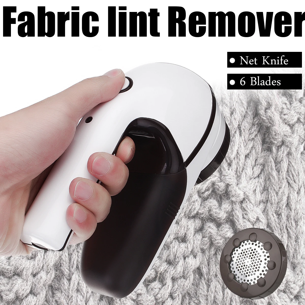 

Portable USB Travel Ball Hair Trimmer with Rotary Handle Rechargeable Lint Remover Sweaters Wool Fabric Shaving Down Device