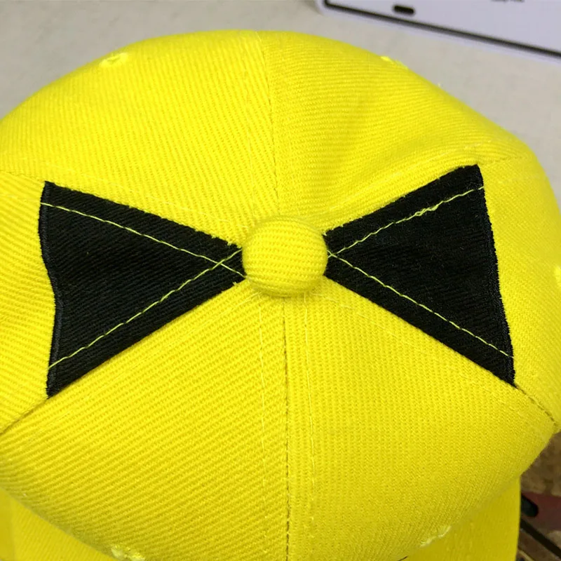 PocketMonster шить ребенок Женская бейсбольная кепка косплэй Пикачу плоским хип хоп шляпа Путешествия Открытый Защита от солнца