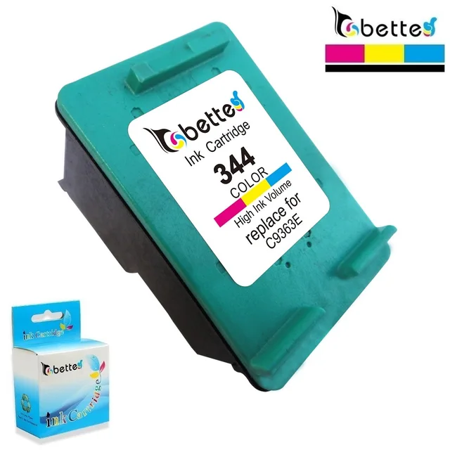 BETTE Ink Cartridge Replacement for HP 344 hp344 Officejet H470 H470b H470wbt H470wf K7100 K7103