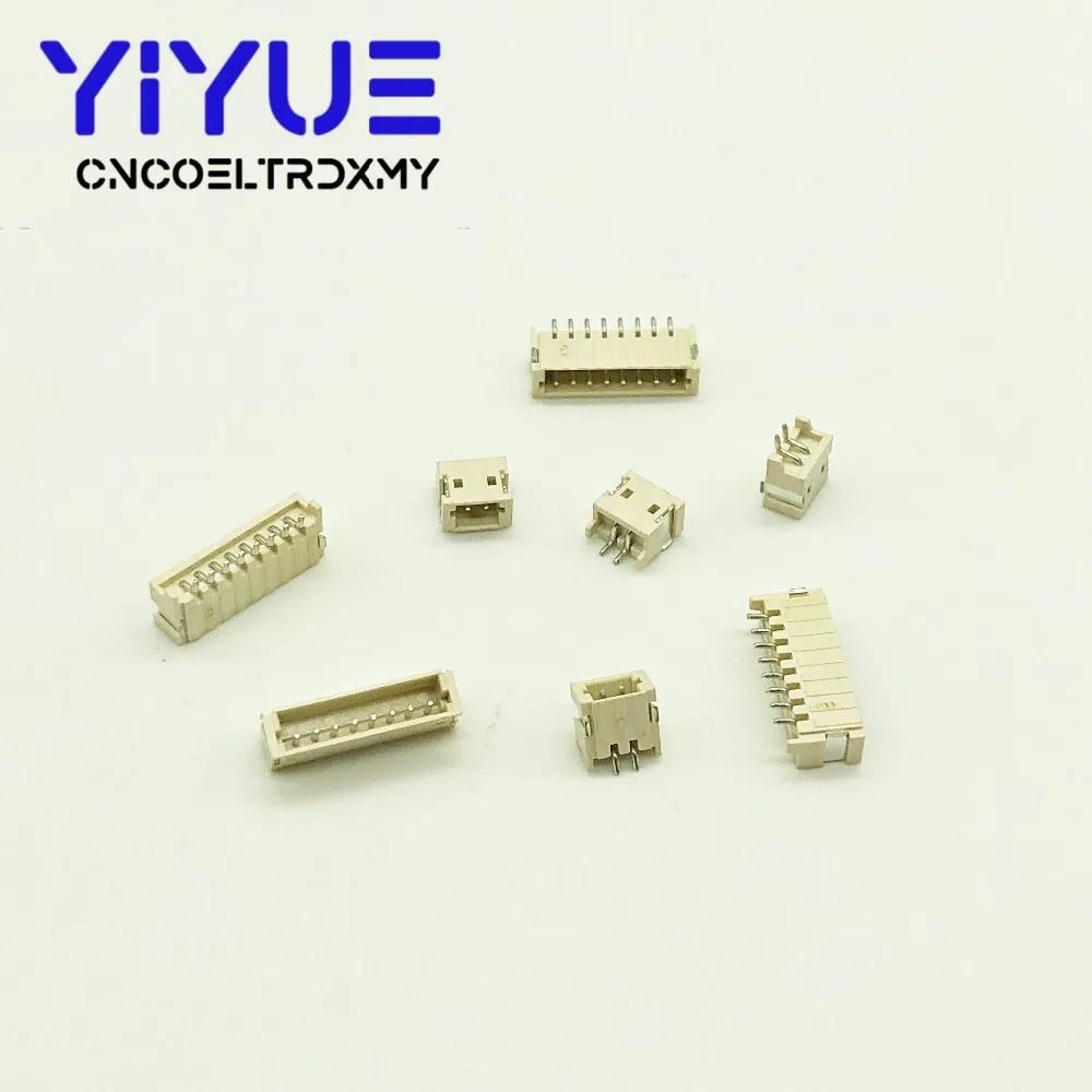 20pcs ZH1.5 connector 2P3P4P5P6P7P8P9P10P12P 1.5mm Horizontal smd Socket 1.5mm Pitch Patch Plug Connector SMT SMD (2)