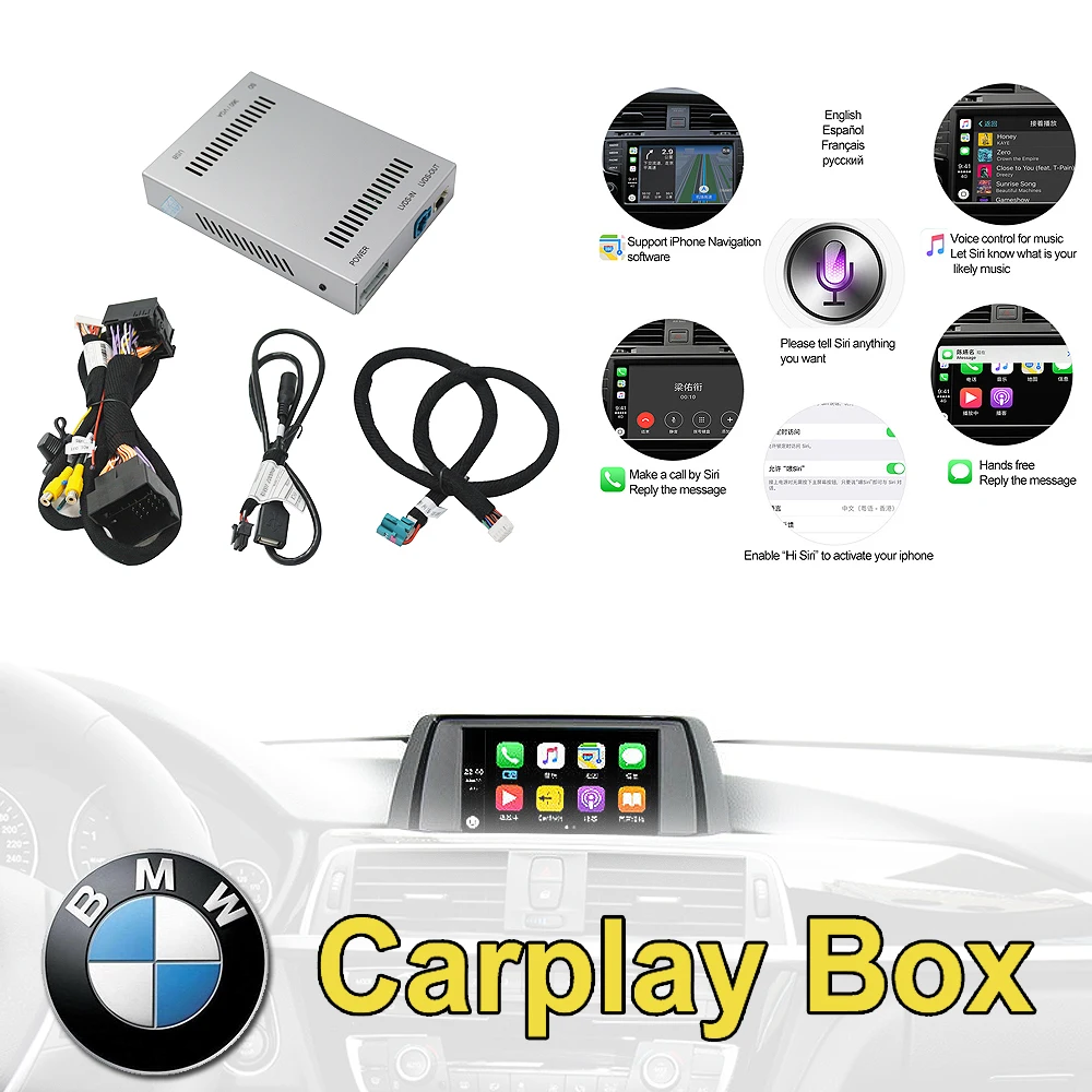 

Reversing camera Interface module for BMW car radio 1/2/3/4/5/7series X3 X4 X5 X6 MINI with NBT system with Carplay Box