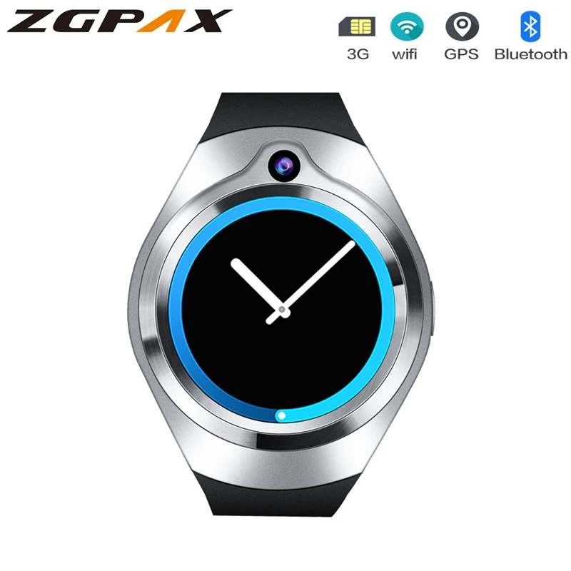 

ZGPAX S216 Smart watch Android 5.1 Heart Rate relogios support Bluetooth 3G WiFi GPS smartwatch MP3 player for Android iOS