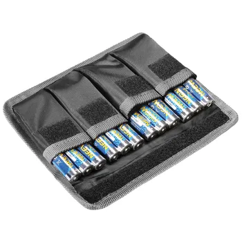 

Neewer DSLR Battery Bag Holder Case for AA Battery+lp-e6/e8/e10/e12/en-el14/15/fw50/f550/For Nikon D800/Canon 5DMKIII/Sony A77