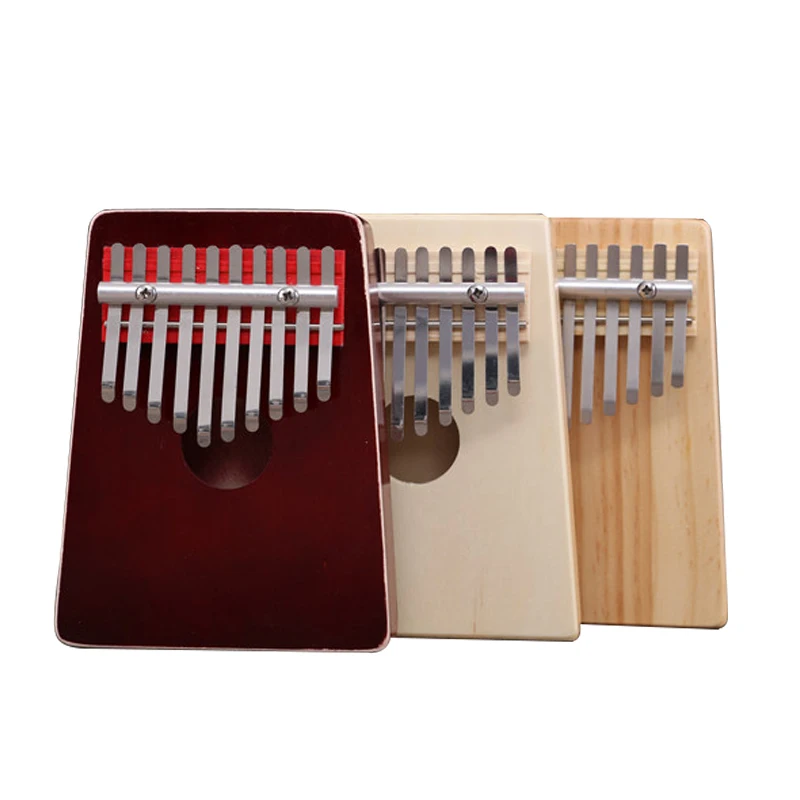 Tamanho de Bolso Teclado de Piano Musical de Madeira Kalimba Dedo Chave Mogno Mbira Sanza Thumb Instrumento Marimba Kb27 10 - 17 - Image 2