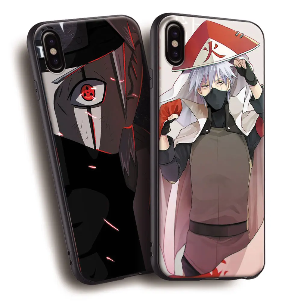 

Kakashi Hatake Naruto anime Soft Silicone Phone Case Cover Shell For Apple iPhone 5 5s SE 6 6s 7 8 Plus X 10