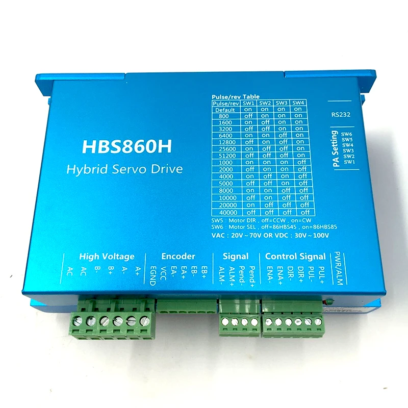 DSP ЧПУ Шаговые наборы HBS860H+ 57HBS30 ЧПУ маршрутизатор NEMA23 3Nm замкнутый контур шаговый привод+ двигатель комплекты DC36V легкие комплекты сервоприводов