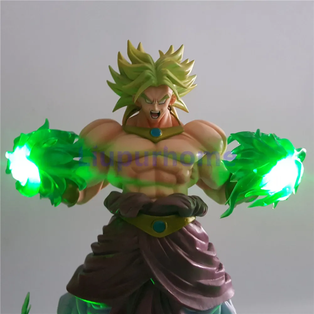 Broly светодиодный светильник фигурки супер сайян Жемчуг дракона Зеленый Декор