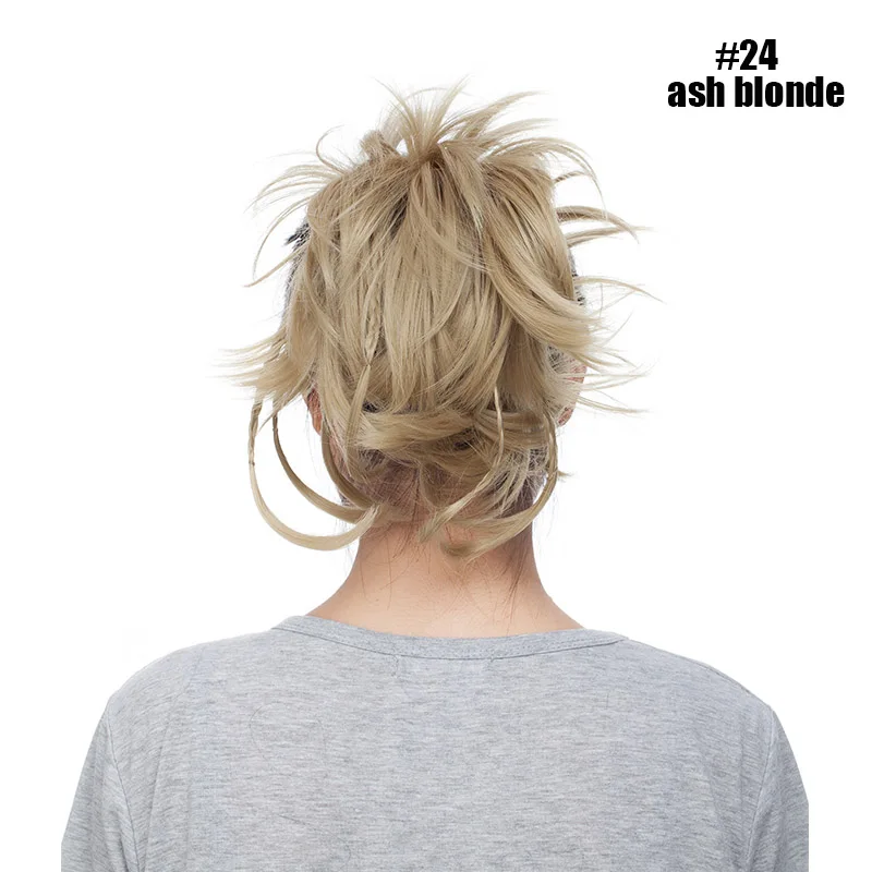 S-noilite, 12 дюймов, синтетические волосы, коса, шнурок, конский хвост, заколка для наращивания, плетение, шиньон, Женский коготь, конский хвост, пучок волос - Цвет: ash blonde