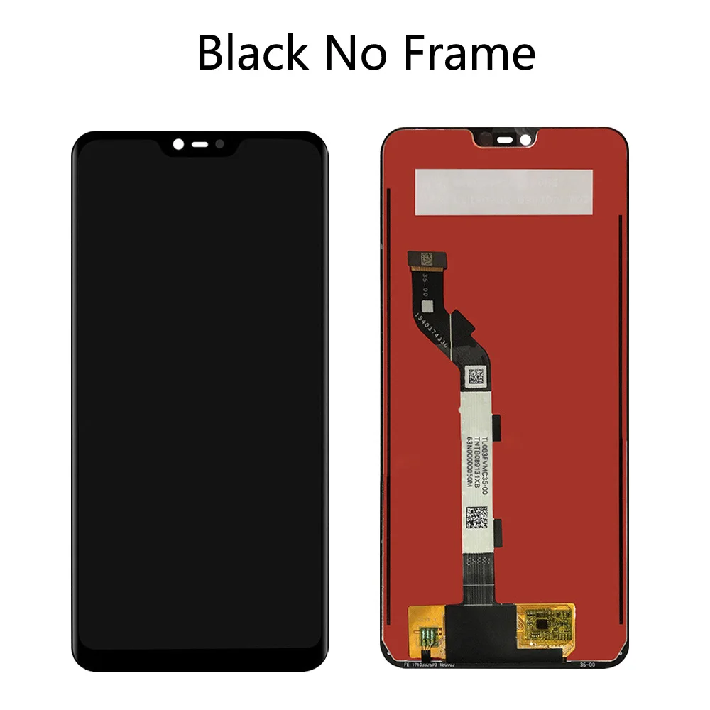 6,26 ''AAA lcd для Xiaomi mi 8 Lite lcd дисплей кодирующий преобразователь сенсорного экрана в сборе для mi 8 Youth/mi 8X lcd - Цвет: Black