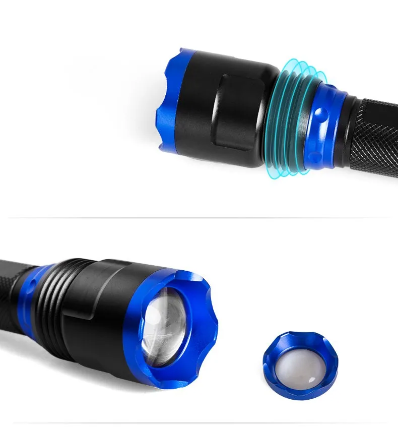 Perfect INBIKE Bike Light Front Handlebar with Torch Holder Led Bicycle Front Light Cycling Flashlight Q5 Zoom Bicycle Accessories IL779 19