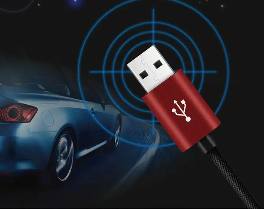 Автомобильный Кабель 2 в 1 для android и Iphone зарядное устройство передачи данных Wi Fi LBS