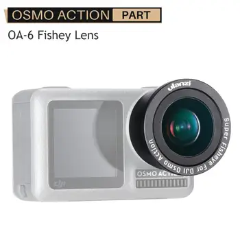 

Ulanzi OA-5 15X Macro Lens OA-6 Fisheye Lens HD 4K Optical Glass Photography Lenses for DJI Osmo Action Camera Accessories