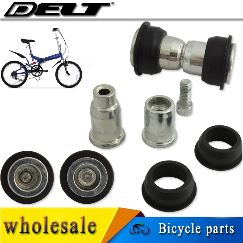 

MTB Cycling cycle Folding Bicycle bike Pivot lock Bolt Screw nut Unit Bushes For Suspension Frame 28.8mm 1 set