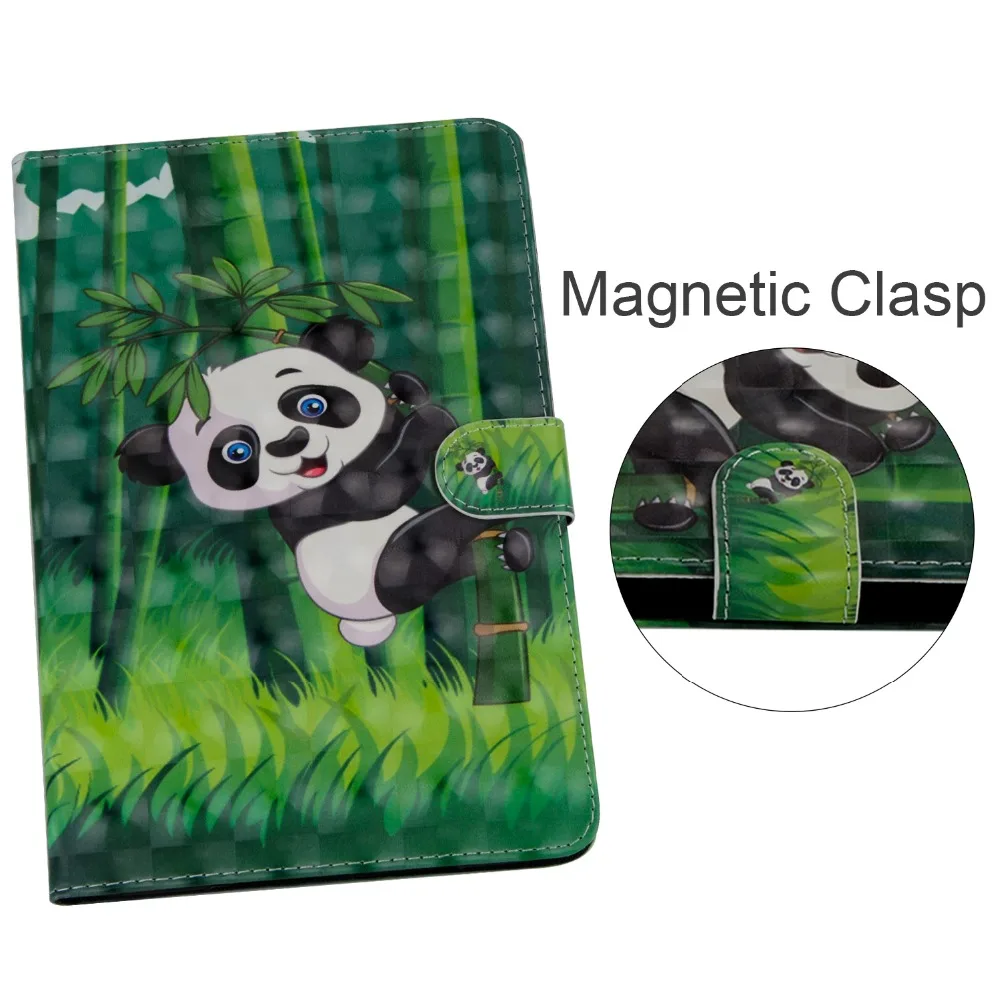 Чехол подставка из искусственной кожи с 3d рисунком для Samsung Galaxy Tab 4 Tab4 7 0 SM T230 T231 T235